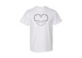 Basic Girl Head Logo Tee - White